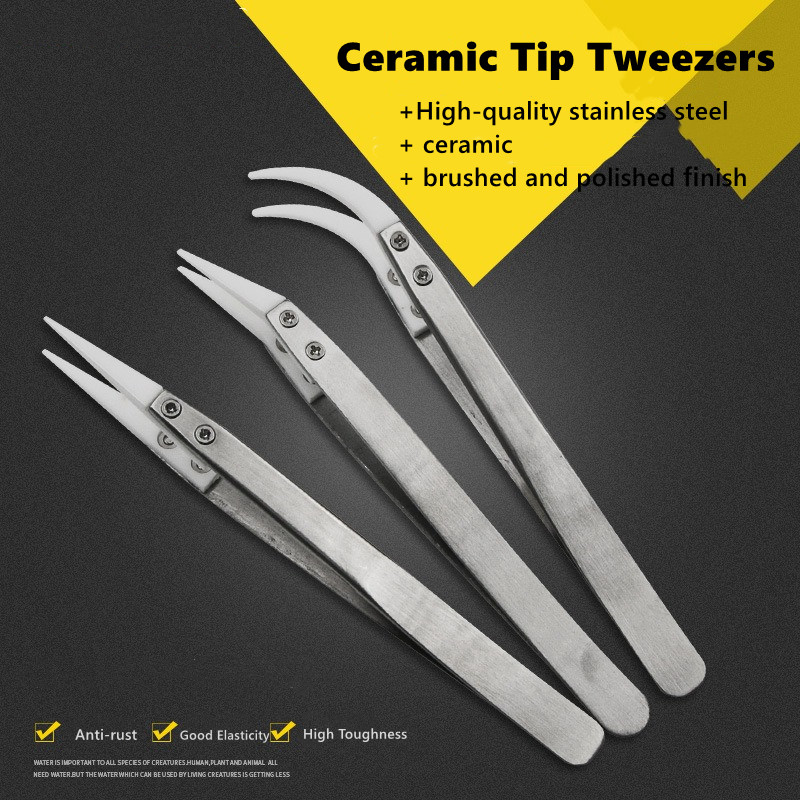 Smd Tweezer Set - Набор высокотемпературных керамических пинцетов, 3 шт.