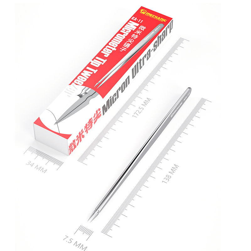 Mechanic KA-11 3D прецизионные – обзор и цена Smd Tweezer Set