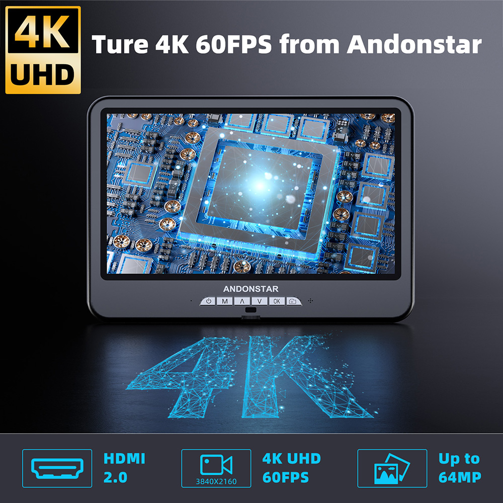 Andonstar First 4K 60FPS AD210 – обзор и цена Electronics Repair Microscope