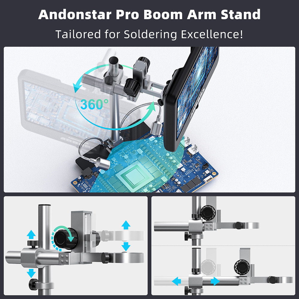 Andonstar First 4K 60FPS AD210 – обзор и цена Electronics Repair Microscope