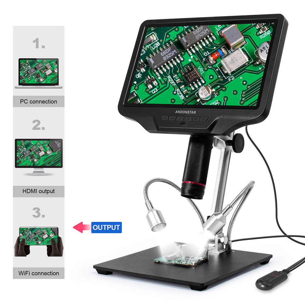 Цифровой микроскоп Andonstar A – обзор и цена Electronics Repair Microscope