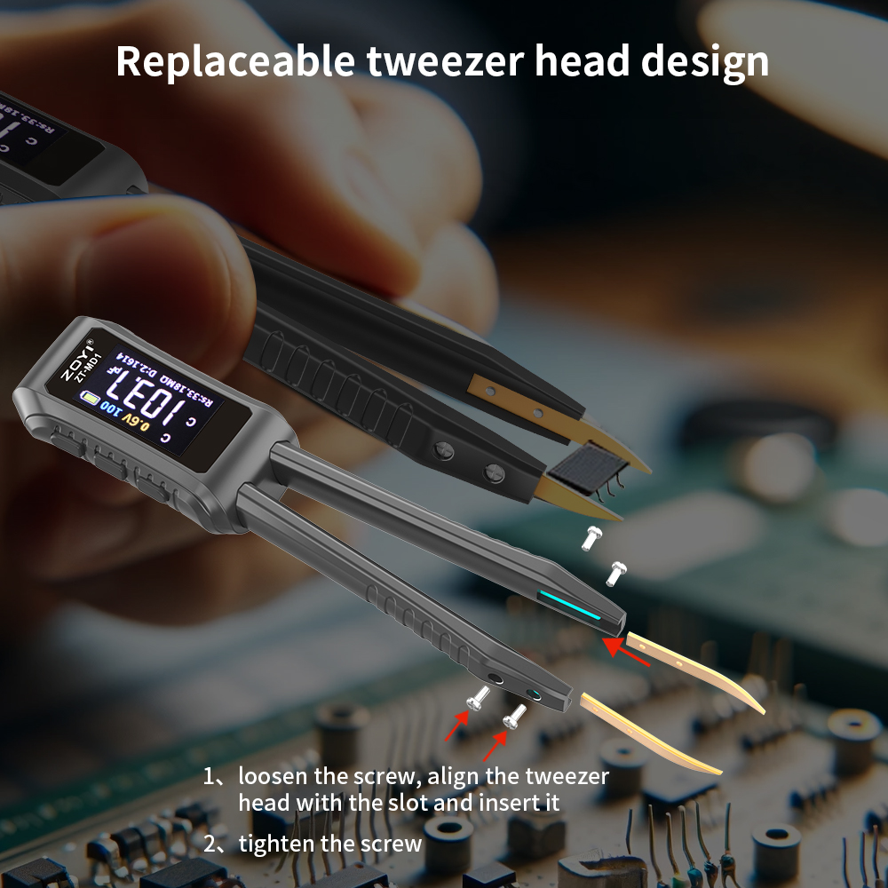 ZOYI MD1 Мини Умный Пинцет LCR – обзор и цена Smd Tweezer Set