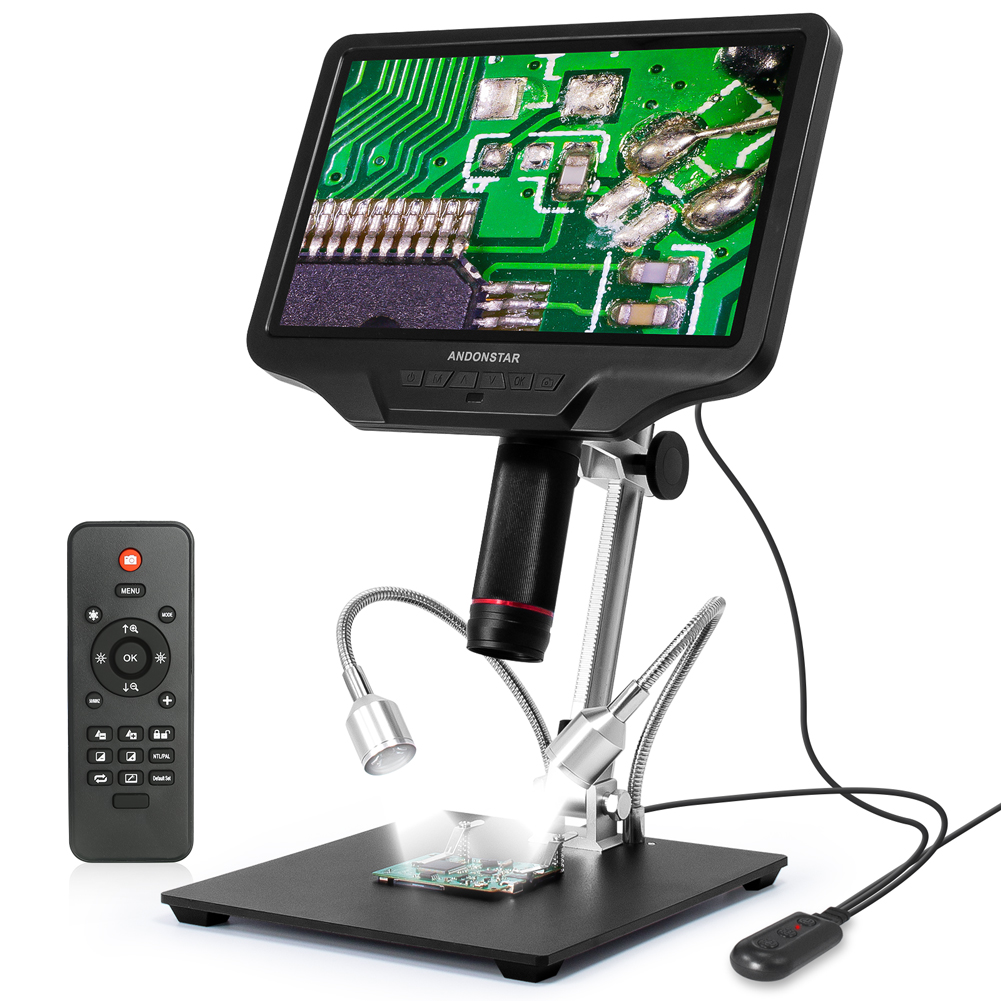 Andonstar AD407 HDMI паяльный  – обзор и цена Electronics Repair Microscope