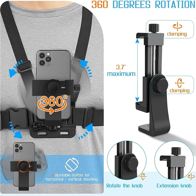 Нагрудный ремень-крепление для – обзор и цена Gopro Action Camera Hero 13 Black