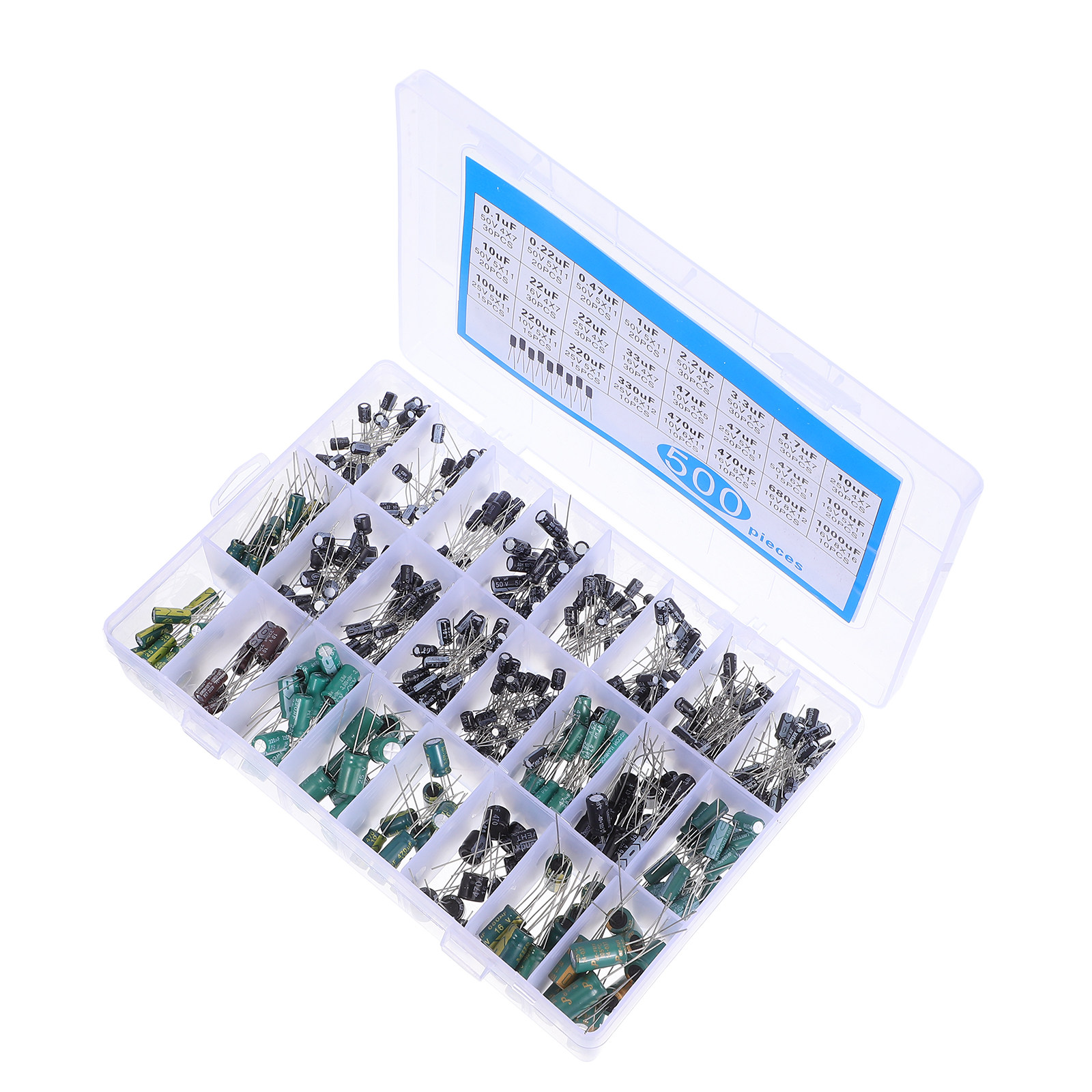 Набор из 500 алюминиевых элект – обзор и цена Electronics Repairing